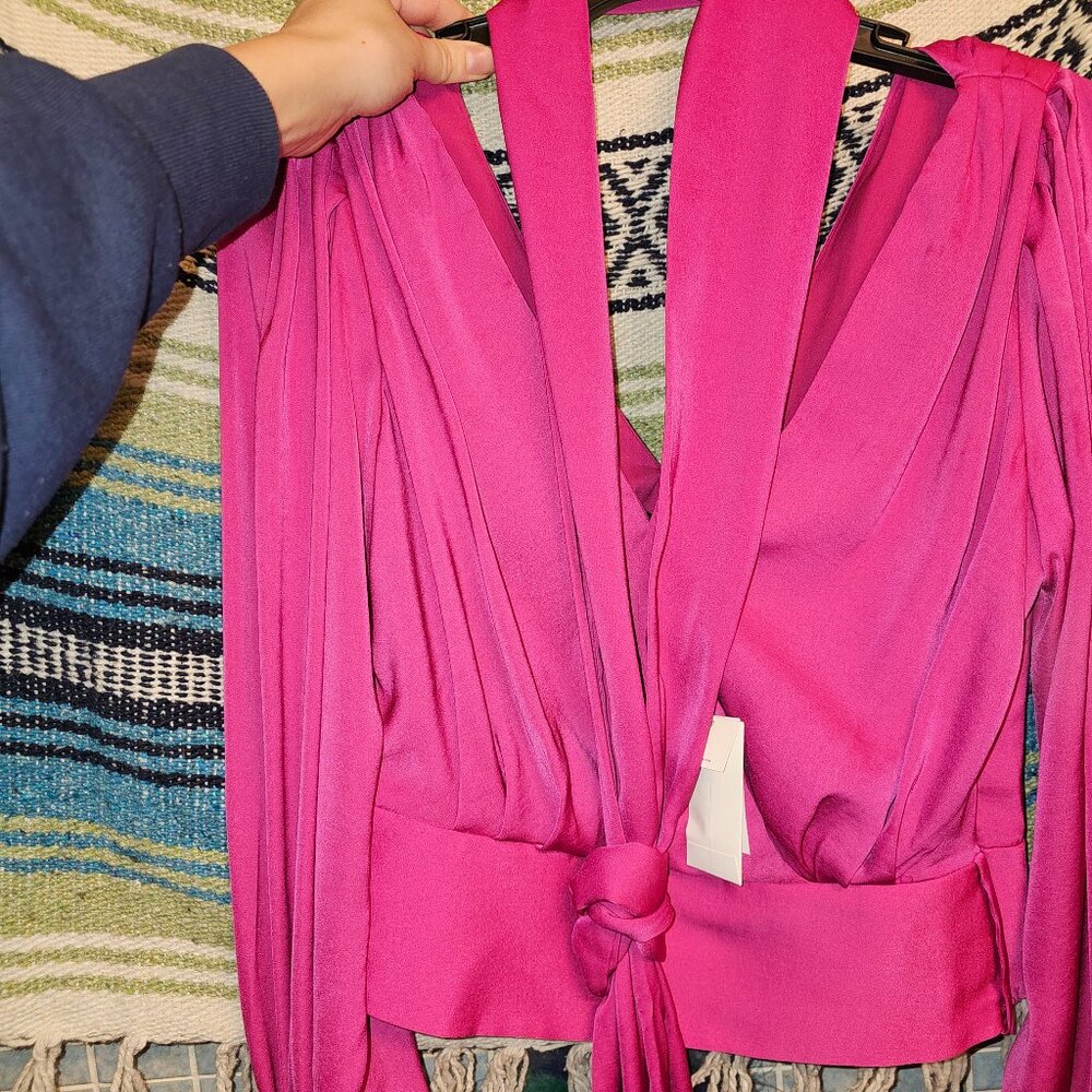 nwt banana republic pink blouse - Picture 6 of 7